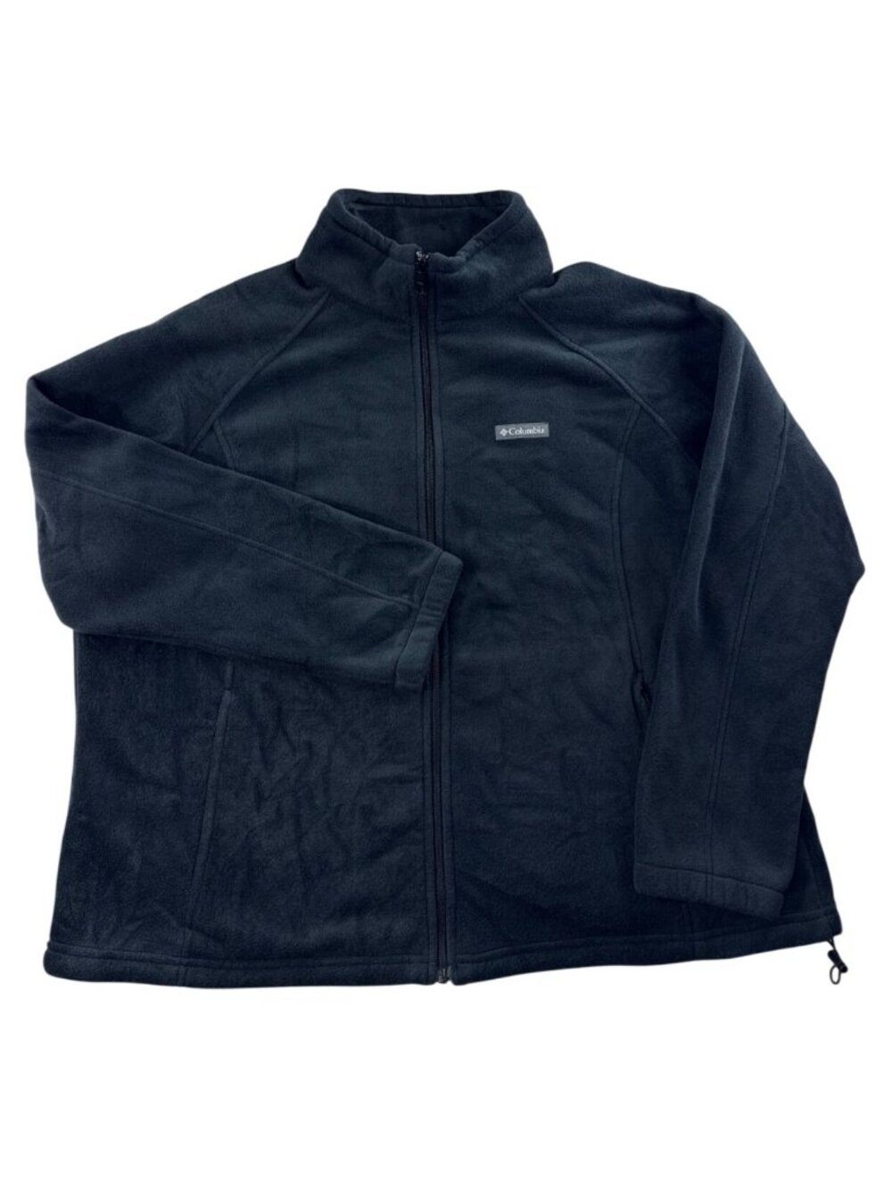Columbia Women's 3X Black Benton Springs Full Zip Fleece Jacket Plus Hiking